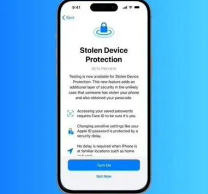 正定苹果授权维修店分享被盗设备保护功能开启方法 