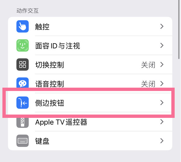 正定苹果14维修店分享iPhone14 Plus侧键双击下载功能关闭方法 